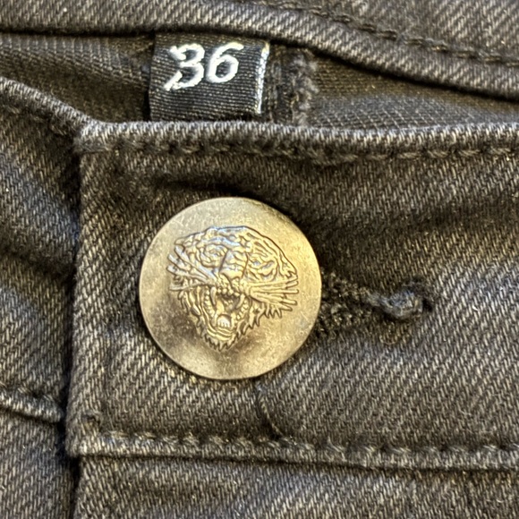 Ed Hardy Black denim slim fit jeans. NEW. 36 men’s - Picture 7 of 8